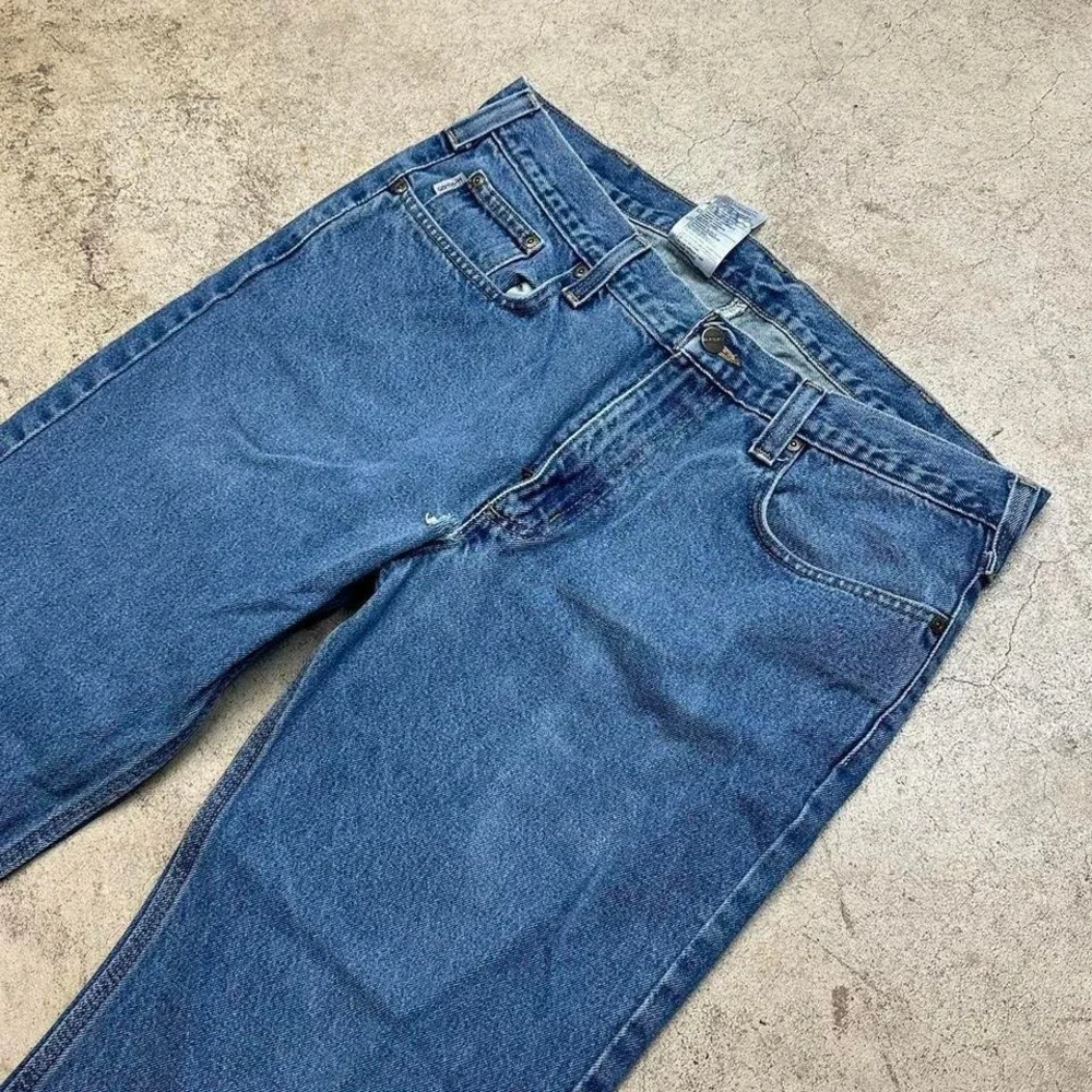 Carhartt Blue‎ Wash Relaxed Fit Heavyweight Workwear Denim Jeans Size 36x30